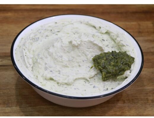 גבינת שמנת פסטו